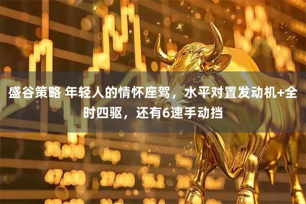 盛谷策略 年轻人的情怀座驾，水平对置发动机+全时四驱，还有6速手动挡