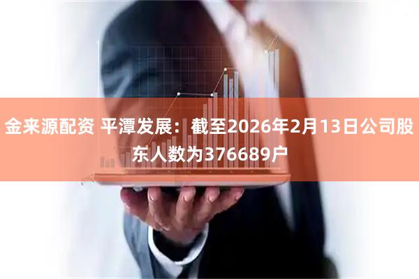 金来源配资 平潭发展：截至2026年2月13日公司股东人数为376689户